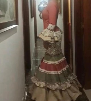 Traje de flamenca Manuela Macías