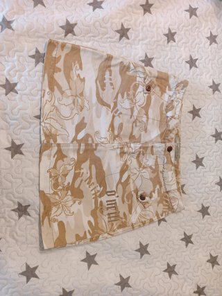 Falda Vaquera con estampado de camuflaje
