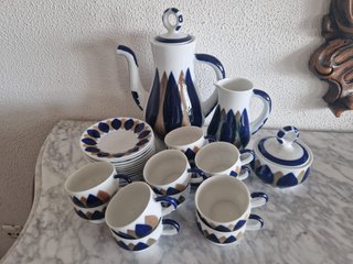 Juego de café Sargadelos Follas 12 servicios
