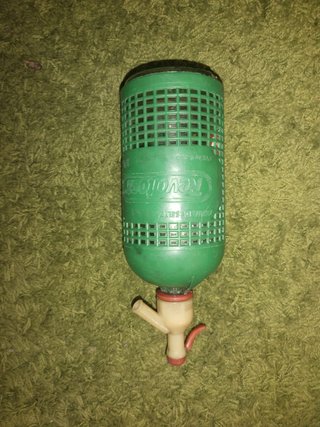 Botella de Sifón Vintage Verde