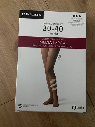Medias Compresión Fuerte Farmalastic 2 unidades
