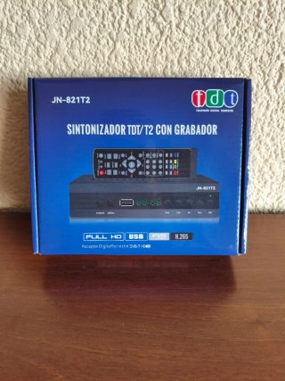 Sintonizador TDT/T2 con Grabador JN-821T2