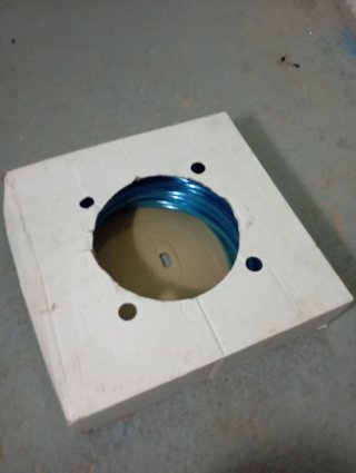 Tubo PU 7mm interior 10mm exterior 30m azul transp