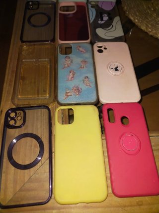 Fundas iPhone Rosa y Amarillas
