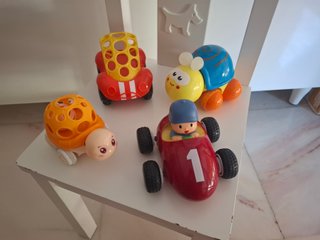 Lote 4 coches juguete niños