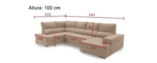 Sofá rinconera chleslong beige