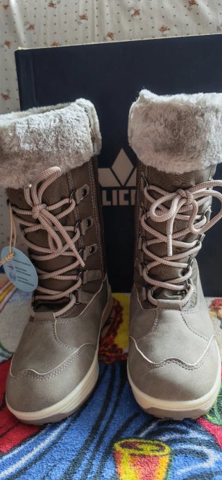 Botas de nieve LICO beige/gris talla 29