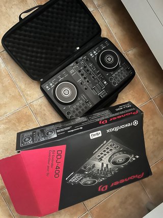 Pioneer DJ DDJ-400 Controladora, funda y caja