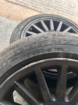 4 Llantas 4x100 15 pulgadas VAG