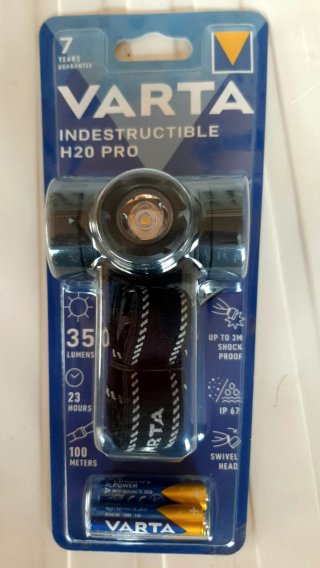 Frontal Varta Indestructible H20 Pro