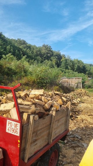 Leña Rachada para Chimenea o Caldera