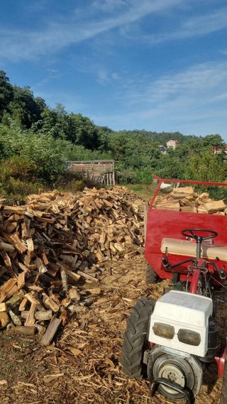 Leña Rachada para Chimenea o Caldera