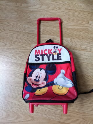 Mochila Infantil con Ruedas Mickey Mouse