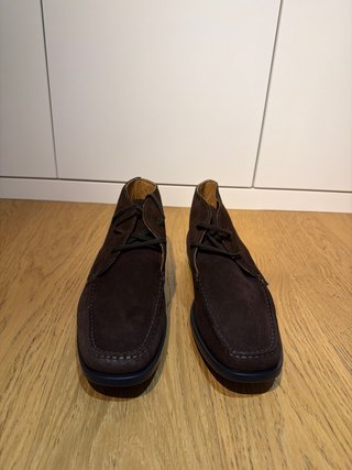 Botines de Ante Marrón con Cordones