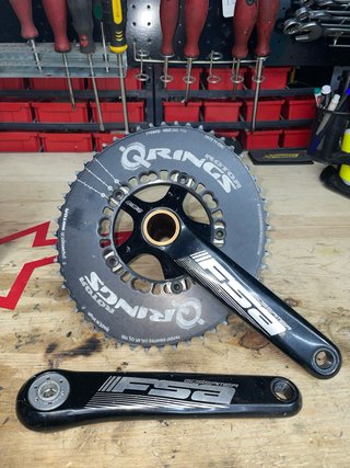 Plato Rotor Q-Rings Ovalado 52T + Bielas FSA