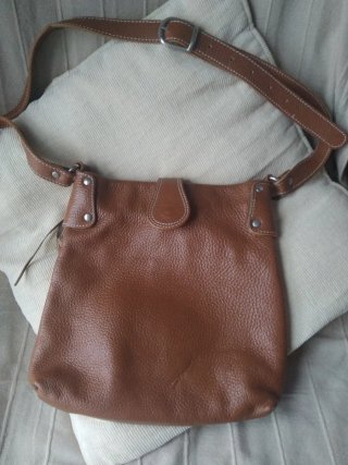 Bolso de cuero Vera Pelle Marrón
