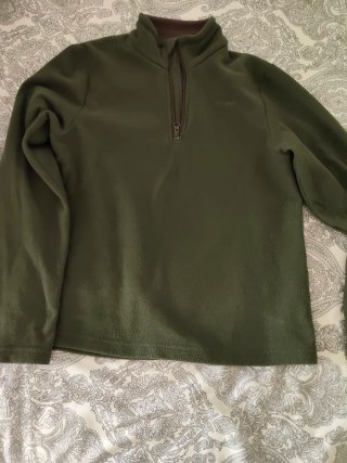Polar niño caza verde talla 8/10 años