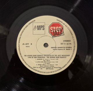 Vinile George Duke Quartet - Jazz Workshop 1966