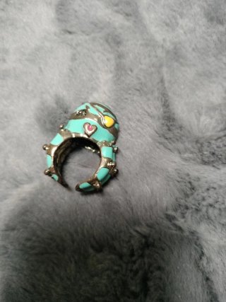 Anillo de Pulpo Turquesa Ajustable