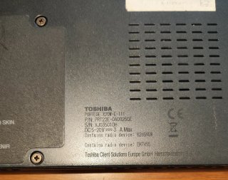 Portátil Toshiba Portégé X20W-E-111