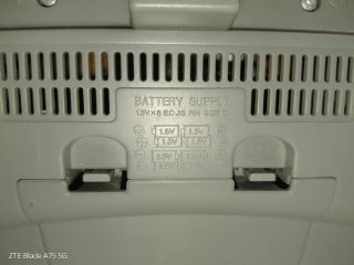 Radio CD Aiwa CSD-TD10 Plata/Gris.
