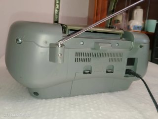 Radio CD Aiwa CSD-TD10 Plata/Gris.