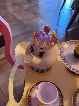 Carrito de té La Bella y la Bestia