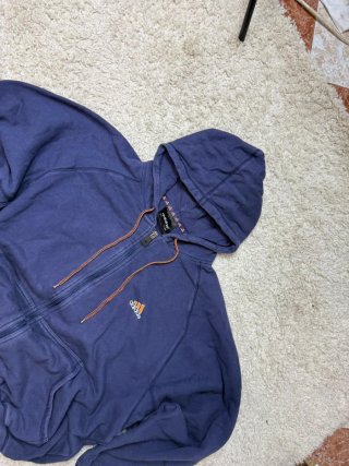 Talla L Chaqueta Adidas Vintage Azul