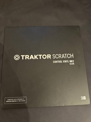 Vinilo de Control Traktor Scratch MK2 Clear