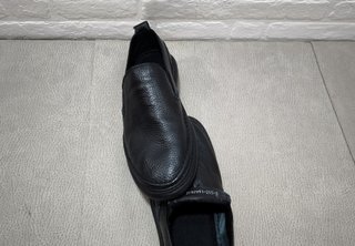 Zapatos de Cuero Negro Talla 43
