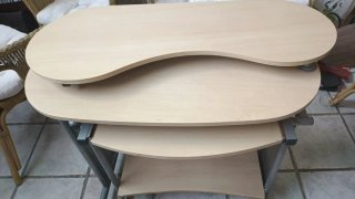 Mesa para PC con Estructura Metálica
