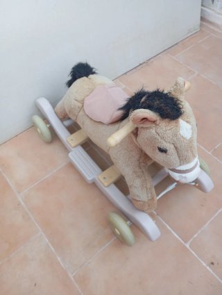 Caballito de peluche para niños, 1-2 años