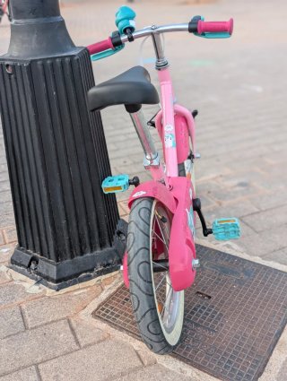Bicicleta Infantil B'Twin Rosa