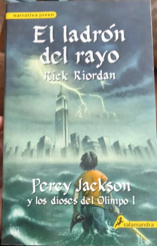 Libro juvenil El ladrón del rayo