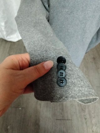 Americana Zara Man Gris Talla L