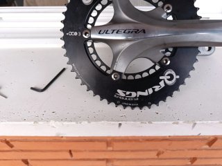 Bielas Ultegra y Platos Rotor Q-Rings