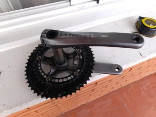 Bielas Ultegra y Platos Rotor Q-Rings