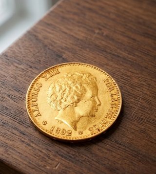 Moneta d'Oro Alfonso XIII 1892