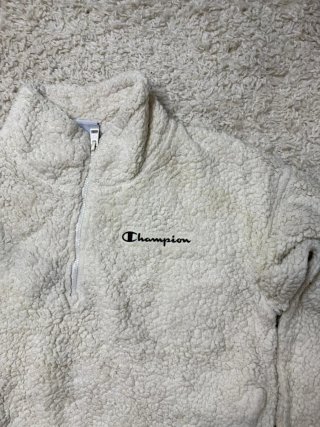 Talla M Forro Polar Champion Blanco