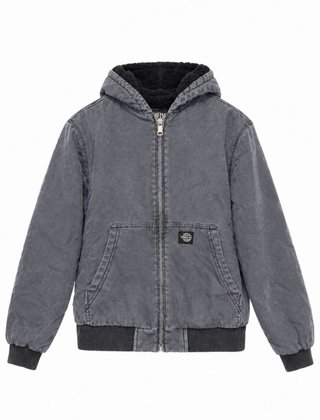 Chaqueta Zara Gris con Capucha