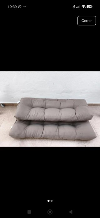 2 Cojines para Palets Marrones