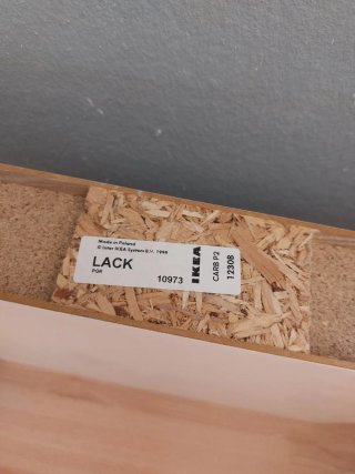 IKEA Lack estante pared balda flotante blanco