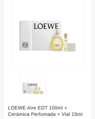 Loewe Aire EDT 100ml + Cerámica Perfumada+15ml
