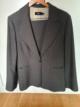 Traje chaqueta MNG gris