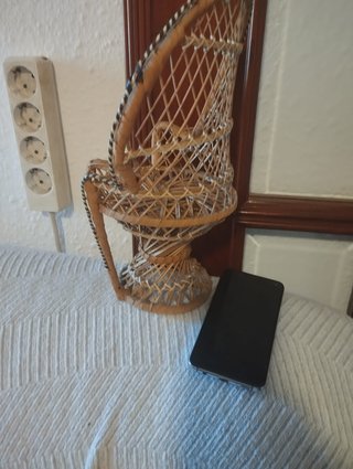 Mini Silla Pavo Real Vintage Años 70