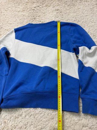Talla XS Sudadera Fila Vintage Azul y Blanca