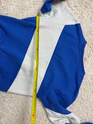 Talla XS Sudadera Fila Vintage Azul y Blanca