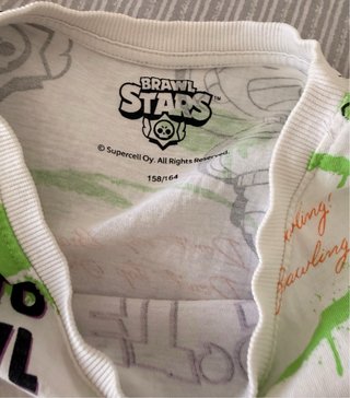 Lote 4 Camisetas Niño Brawl Stars