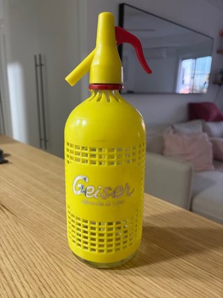 Botella de Sifón Geiser Amarilla