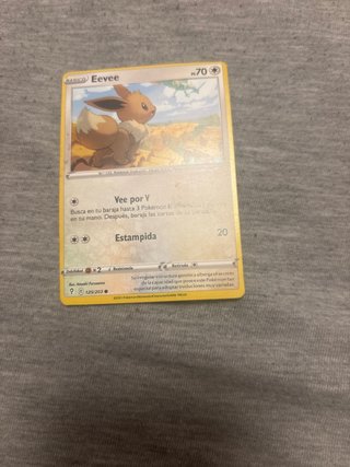 Carta Pokémon Eevee 125/203